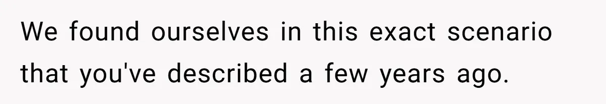 We found ourselves in this exact scenario that you've described a few years ago.