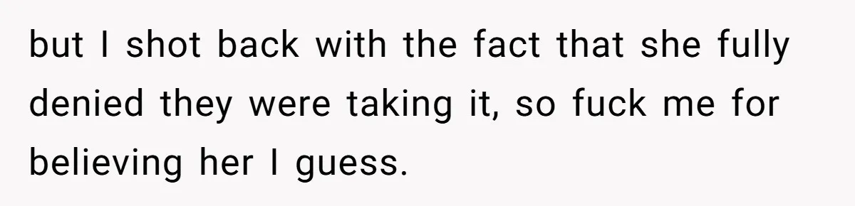 Her Flatmates Kept Stealing Her Food, Then They Accidentally Ate the “Gym Rice” Hidden Under Her Desk but I shot back with the fact that she fully denied they were taking it, so fuck me for believing her I guess.