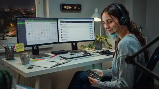 She Started Working From Home, Found a Sneaky Way to Escape Rude Customers, and Now She's Wondering If She's Crossed a Line