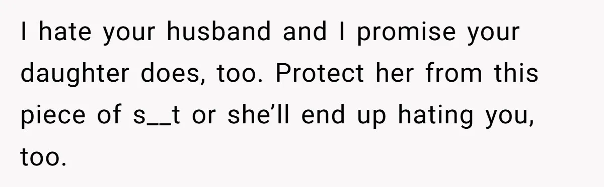 Wife Threatens Divorce After Husband Ignores Daughter Over Misophonia And College Prep I hate your husband and I promise your daughter does, too. Protect her from this piece of s__t or she’ll end up hating you, too.