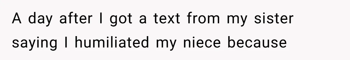 He Stopped His Niece From Serving Herself at Dinner, Now the Entire Family Thinks He’s the Villain A day after I got a text from my sister saying I humiliated my niece because