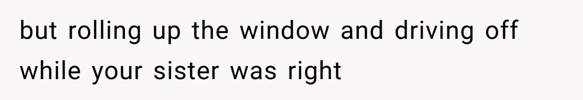 Woman Spent $1000 To Be Her Pregnant Sister’s Bridesmaid — Got Ignored And Humiliated The Entire Day but rolling up the window and driving off while your sister was right