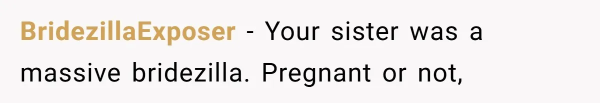 Woman Spent $1000 To Be Her Pregnant Sister’s Bridesmaid — Got Ignored And Humiliated The Entire Day BridezillaExposer − Your sister was a massive bridezilla. Pregnant or not,