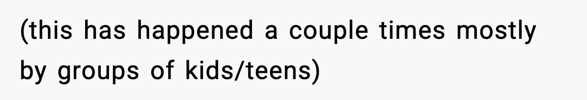 Woman Hesitates To Invite Her Friend To The Park After Years Of Ride Restrictions (this has happened a couple times mostly by groups of kids/teens)