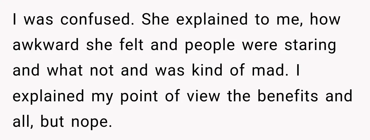 She Brought Tupperware to a Burger Restaurant, and Her Friend Was Mortified I was confused. She explained to me, how awkward she felt and people were staring and what not and was kind of mad. I explained my point of view the...
