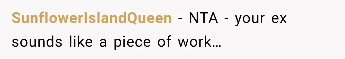 After Ex Lies About Children’s Academics, She Wonders If She Should Seek Court-Enforced Communication Limits SunflowerIslandQueen − NTA - your ex sounds like a piece of work…