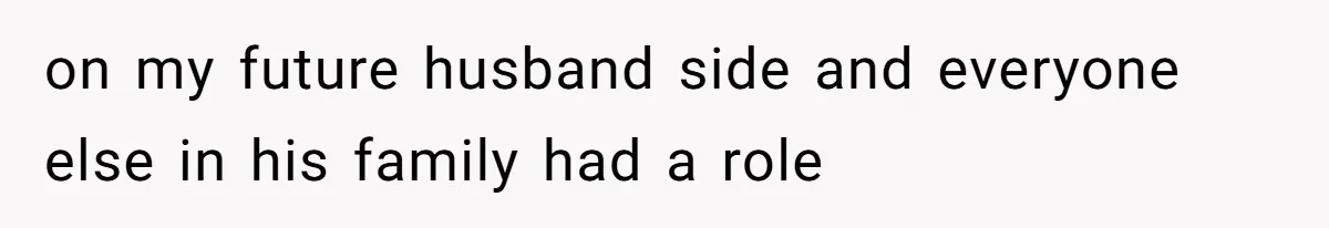 Bride Threatens to Boot Sister-In-Law Who Complained About A Free Bridesmaid Dress on my future husband side and everyone else in his family had a role