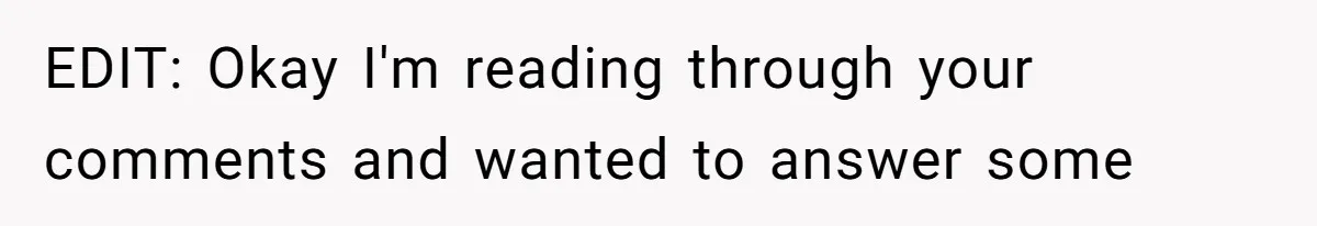 EDIT: Okay I'm reading through your comments and wanted to answer some