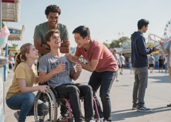 Woman Questioned A Disabled Teen At An Amusement Park, Then Went Silent