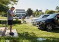 Homeowner Turns On the Sprinklers After Yoga Clients Keep Parking on the Lawn