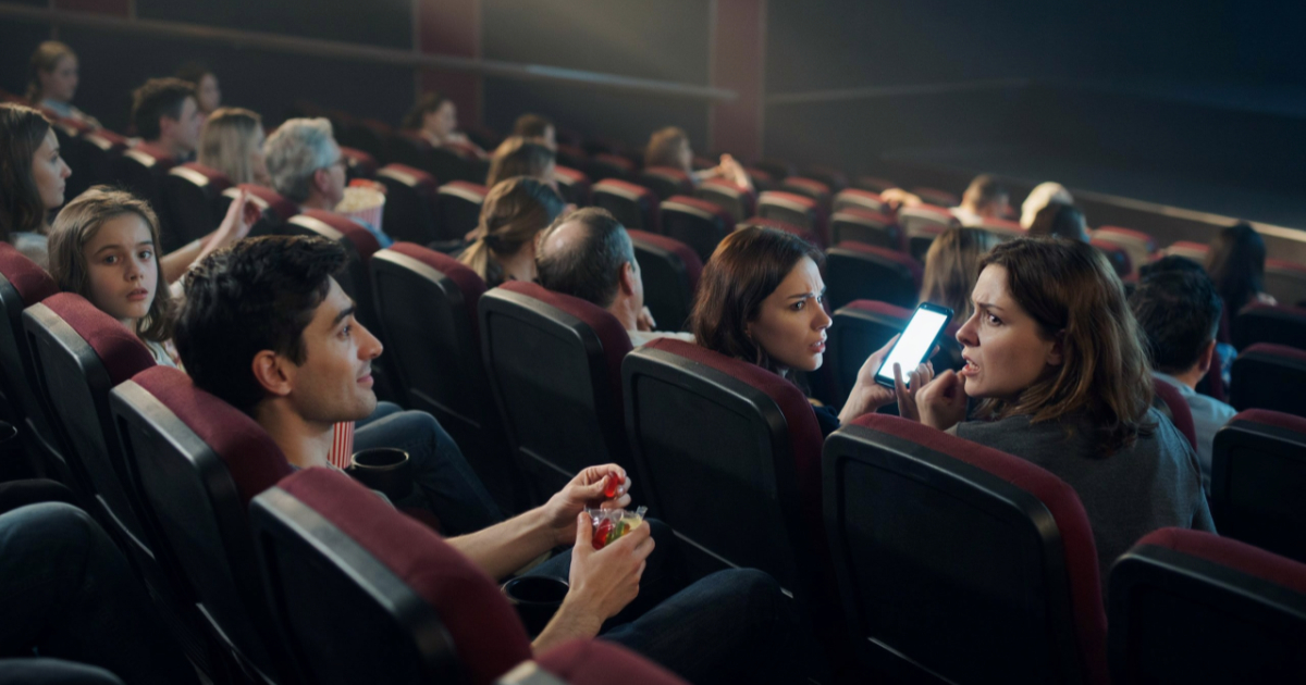 Moviegoer Secretly Throws Gummy Worms At Woman Using Her Phone During The Film
