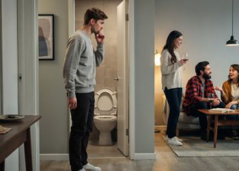 Roommate Asks If Her Guests Can Use His Bathroom, Then Ignores His Answer Anyway