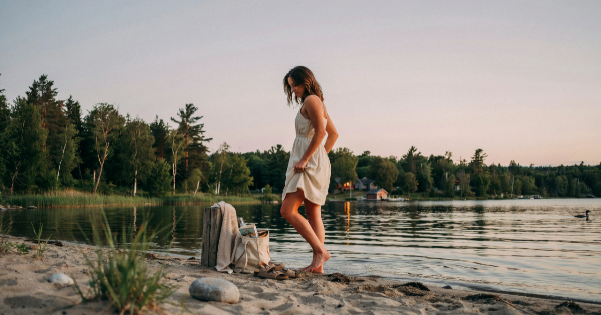 Woman Swims Topless At A Quiet Beach, Then Police Show Up After Complaints
