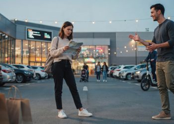 Woman Gets Lost at a Shopping Center, Then Accidentally Finds the Sweetest Date Instead