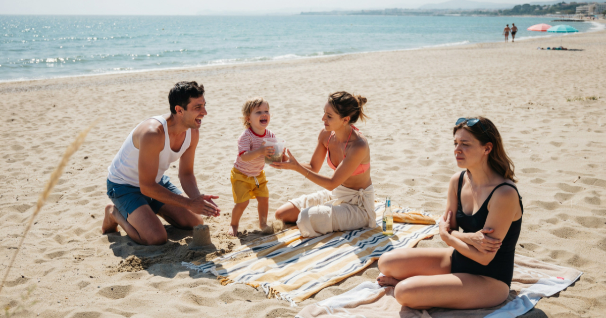 Woman Complains About A Child At The Beach, Then Realizes The Family Understands Every Word