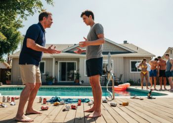 Dad Calls Out His Son’s Friends After Pool Mess, But His Wife Says He Went Too Far
