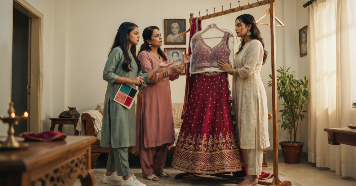 Bride Refuses To Lend Sister Her Unworn Wedding Lehenga, And Family Calls Her Selfish