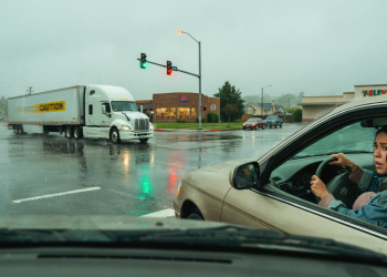 Pregnant Woman’s Car Refuses to Move, Seconds Later an 18-Wheeler Changes Her Life Forever
