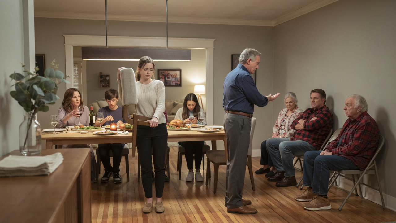 Man Brings His Own Chair After Uncle Seats Him Away From Dinner Table Over Weight Concerns