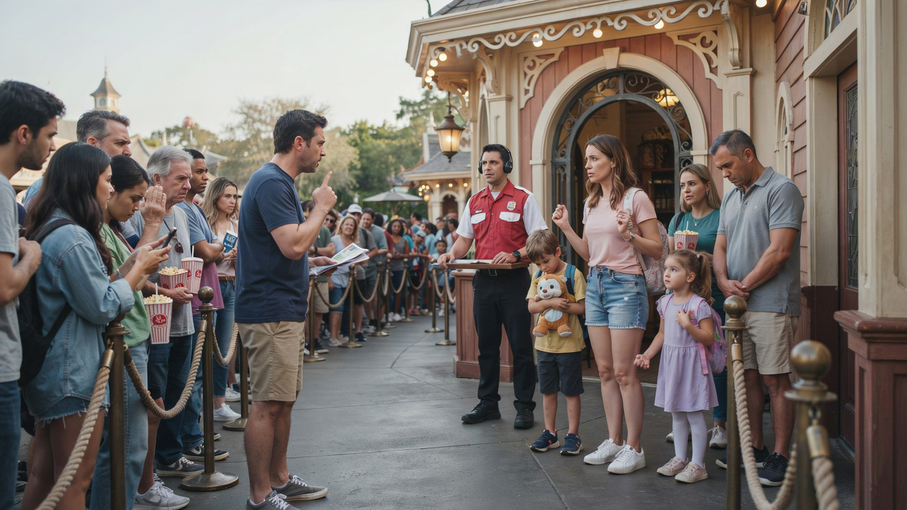 Disney Mom Cuts the Entire Ride Line, But The Crowd Finally Calls Her Out