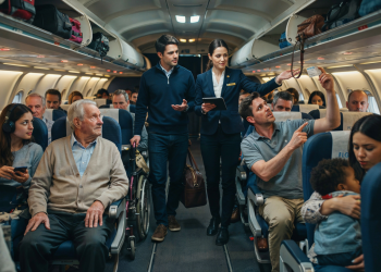 Man Claims He Knows Airline Seating Better Than Everyone, Then Gets Corrected by a Flight Attendant