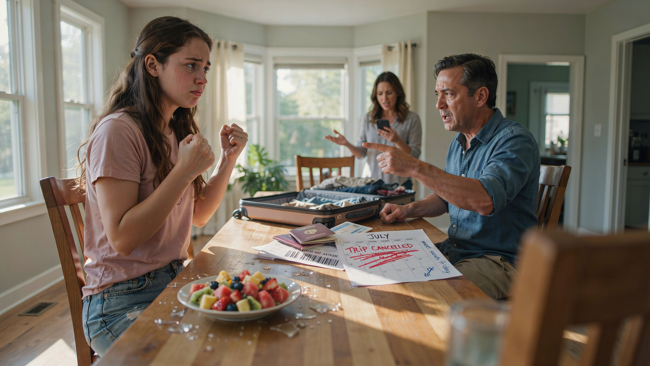 Parents Approved Her Summer Plans, Then Canceled Everything For A Dinner Invitation They Didn't Want Parents Approved Her Summer Plans, Then Canceled Everything For A Dinner Invitation They Didn't Want