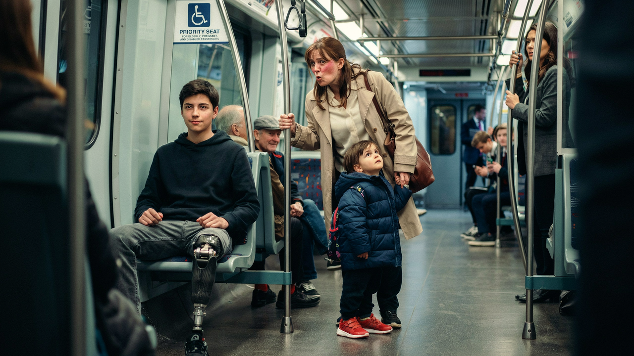 Entitled Mom Shames a Kid on the Metro, Until He Reveals the Truth She Never Expected Entitled Mom Shames a Kid on the Metro, Until He Reveals the Truth She Never Expected
