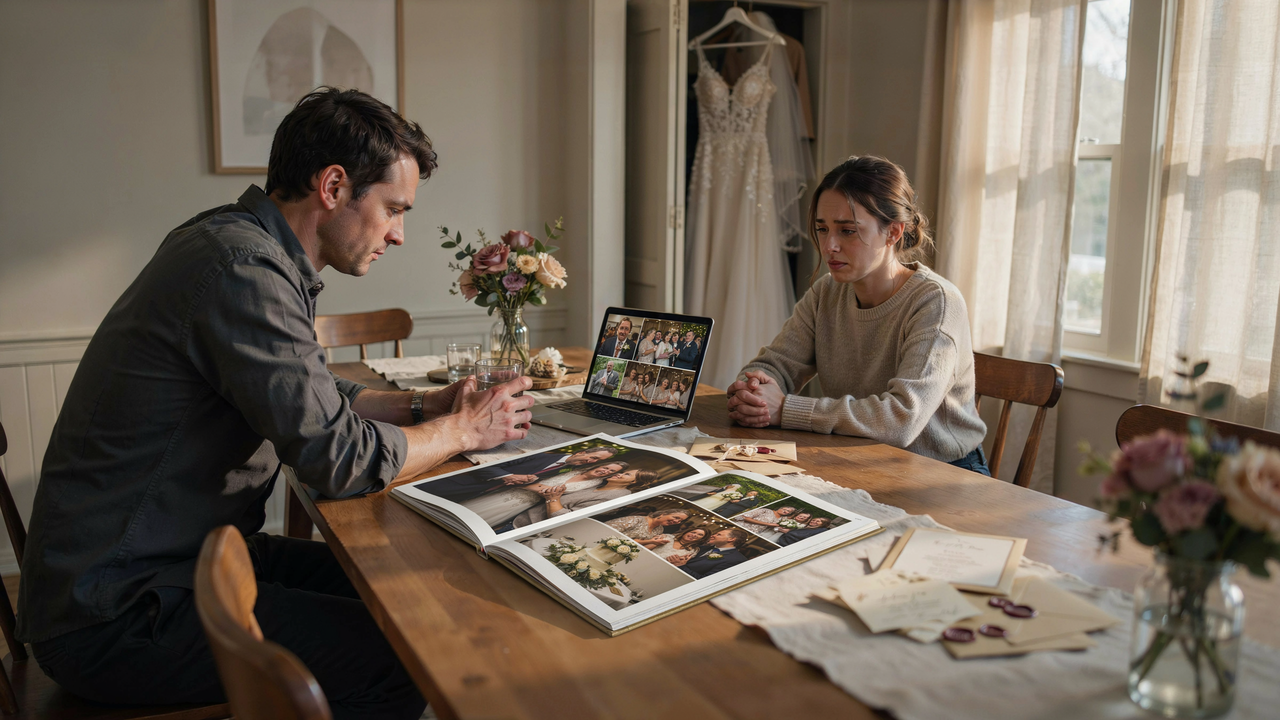 Bride Secretly Pays the Photographer to Avoid Her, Then Her Husband Opens a Wedding Album Without Her