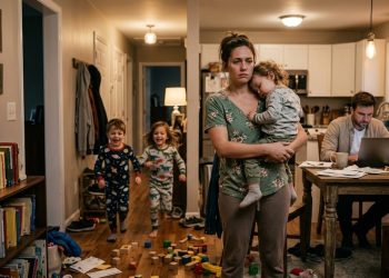 Exhausted Mom Told Her Husband to Stay at Work If He Couldn’t Help With the Kids, and the Internet Had Thoughts
