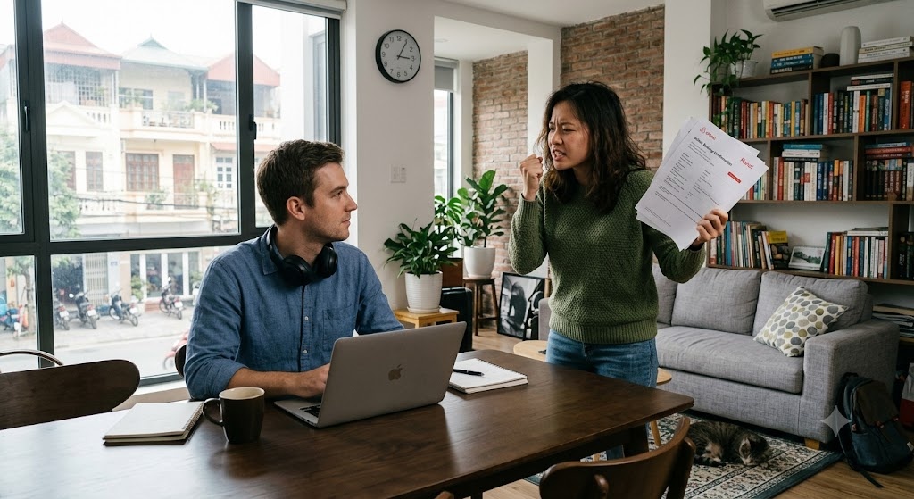 His Roommate Expected Him to Leave His Own Apartment for 10 Days. When He Refused, She Sent Him the Bill