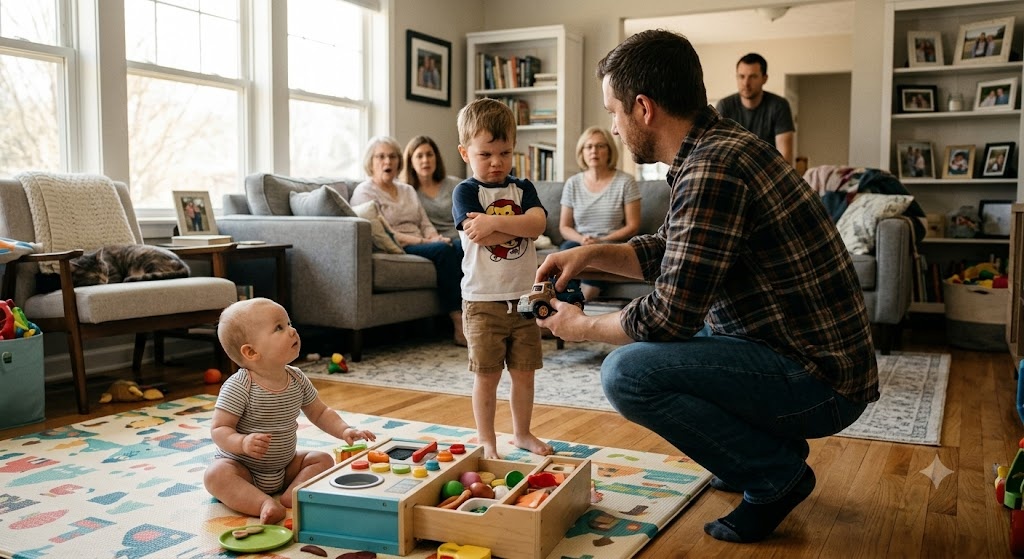 He Took Away a Toy After a Toddler Hit His Baby Daughter Twice. Then the Family Argument Got Even Bigger.