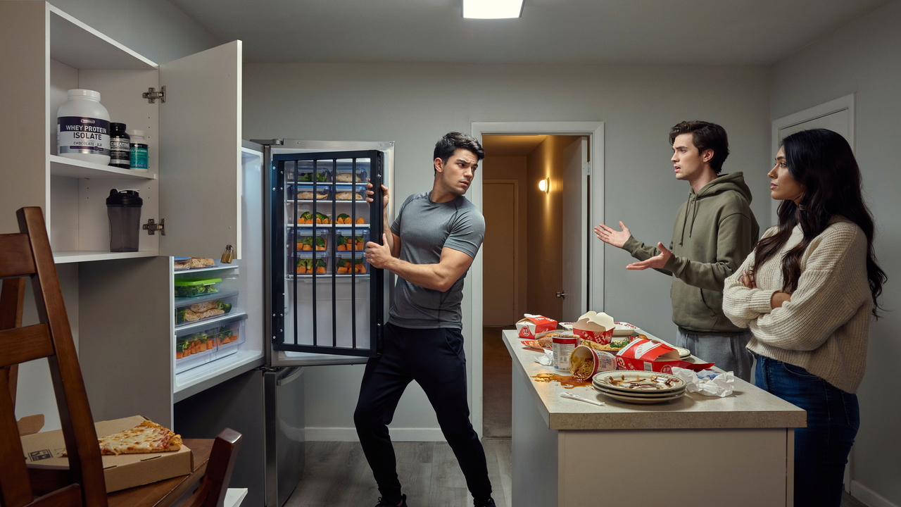 Fitness Fan Locks His Food Away After Roommate’s Guest Helps Herself To Everything