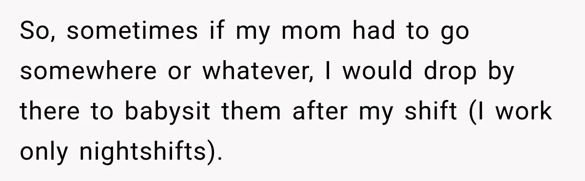 Son Calls Mom Home From Beach Trip After Finding Dogs Refusing Food And Water So, sometimes if my mom had to go somewhere or whatever, I would drop by there to babysit them after my shift (I work only nightshifts).