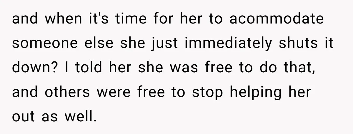 She Refused to Let Her Sister Borrow Her Phone After One Breakfast Argument. Now the Whole Family Is Backing Her. and when it's time for her to acommodate someone else she just immediately shuts it down? I told her she was free to do that, and others were free to...