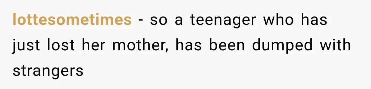Teen Told Her Guardian To Back Off After A Tough Week, Was A One-Week Laptop Ban Too Much? lottesometimes − so a teenager who has just lost her mother, has been dumped with strangers
