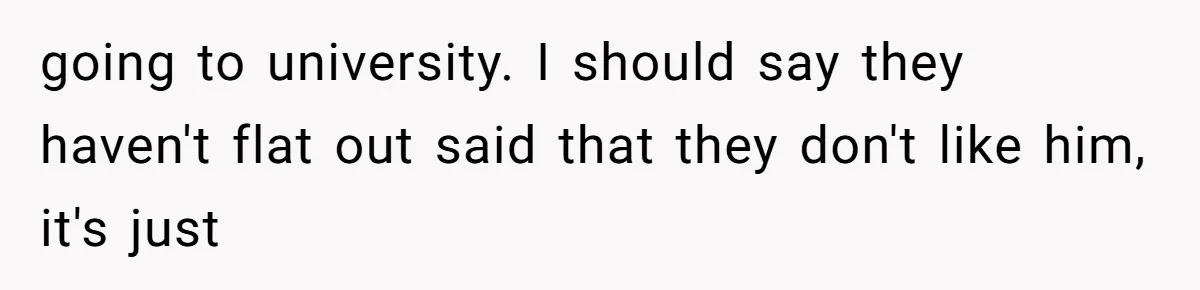 Bride Refuses To Drop The Intimate Dance, So Her Maid Of Honor Walks Away Instead going to university. I should say they haven't flat out said that they don't like him, it's just