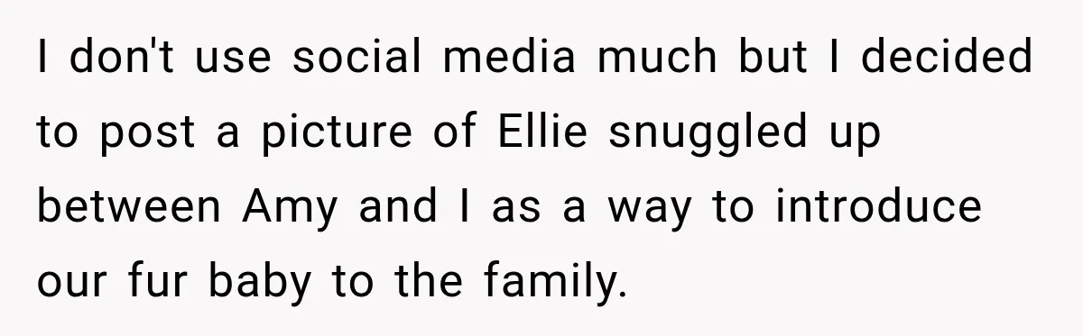 Woman Names Her Cat After Her Grandma, Then Her Pregnant Sister Accuses Her of Stealing Her Baby Name I don't use social media much but I decided to post a picture of Ellie snuggled up between Amy and I as a way to introduce our fur baby to...