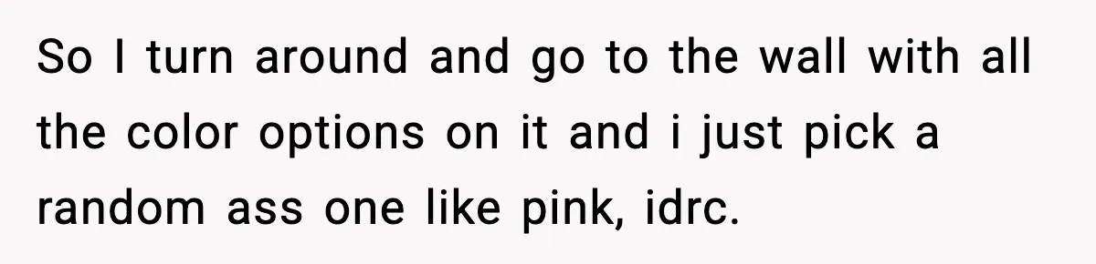 Woman Shows Up for a Date Expecting a Free Pedicure, But Her Match Leaves Before Dinner So I turn around and go to the wall with all the color options on it and i just pick a random ass one like pink, idrc.