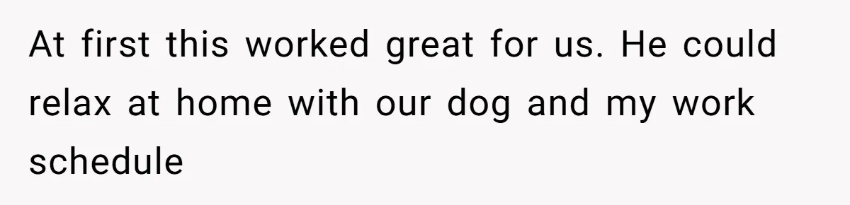 She Married Her Boyfriend To Save His Life, Then He Started Treating Her Like An Unlimited ATM At first this worked great for us. He could relax at home with our dog and my work schedule