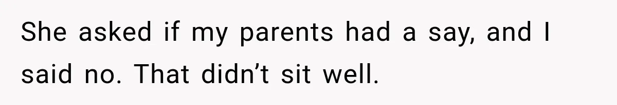 Future In-Laws Bought Wedding Influence, Then Threatened To Empty The Guest List She asked if my parents had a say, and I said no. That didn’t sit well.