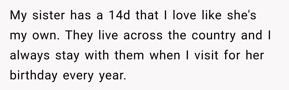 Aunt Took Back A Teen’s iPhone After She Refused To Give Up Her Bedroom My sister has a 14d that I love like she's my own. They live across the country and I always stay with them when I visit for her birthday every...