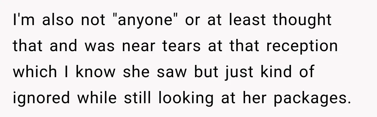 Aunt Took Back A Teen’s iPhone After She Refused To Give Up Her Bedroom I'm also not "anyone" or at least thought that and was near tears at that reception which I know she saw but just kind of ignored while still looking at...