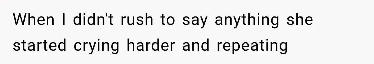 Mom Broke Down In Therapy After Her Daughter Compared A Future Stepmom To Her Husband When I didn't rush to say anything she started crying harder and repeating