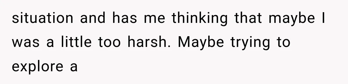 ather Abandons His Daughter for Years, Then Returns Expecting Her to “Fix” Their Relationship situation and has me thinking that maybe I was a little too harsh. Maybe trying to explore a