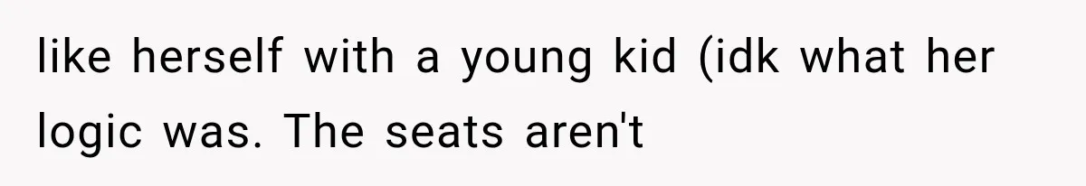 Entitled Mom Shames a Kid on the Metro, Until He Reveals the Truth She Never Expected like herself with a young kid (idk what her logic was. The seats aren't
