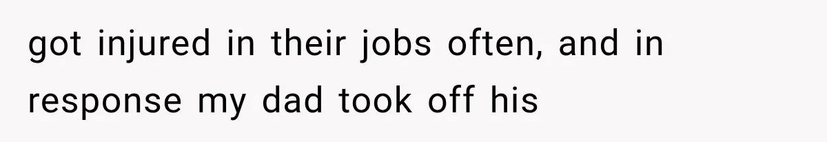 Entitled Mom Shames a Kid on the Metro, Until He Reveals the Truth She Never Expected got injured in their jobs often, and in response my dad took off his
