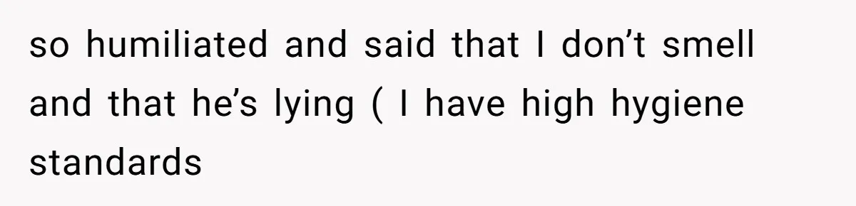 Man Bullies His Sister-in-Law for Years, Then Can’t Believe She Walks Out of the Family Trip so humiliated and said that I don’t smell and that he’s lying ( I have high hygiene standards