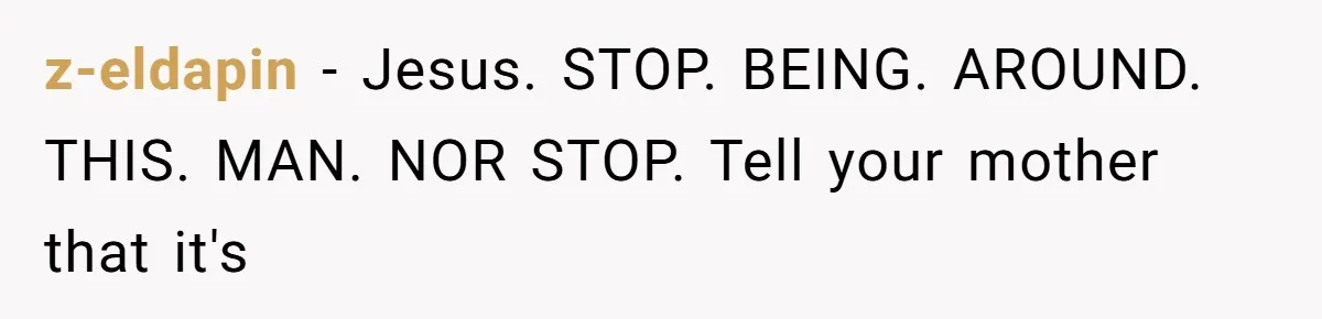 Man Bullies His Sister-in-Law for Years, Then Can’t Believe She Walks Out of the Family Trip z-eldapin − Jesus. STOP. BEING. AROUND. THIS. MAN. NOR STOP. Tell your mother that it's