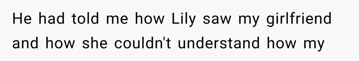 She Said His Girlfriend’s Body “Couldn’t Pull Off” That Dress, He Refused to Stay Quiet He had told me how Lily saw my girlfriend and how she couldn't understand how my