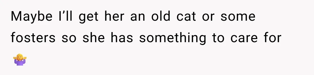 Mom Kept Selling Her Eggs, Then She Emptied the Fridge Before Breakfast Without Asking Maybe I’ll get her an old cat or some fosters so she has something to care for 🤷♀️